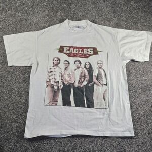 Vintage Eagles 1994 Hell Freezes Over Tour Merch Mens XXL‎ White made in U.S.A